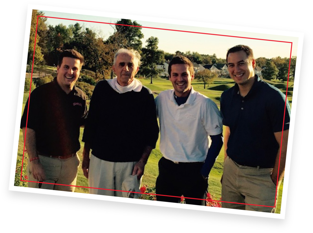 Group photo of Joseph Boghos, Joe Ganem, Stephen Boghos and Tom Conomacos.