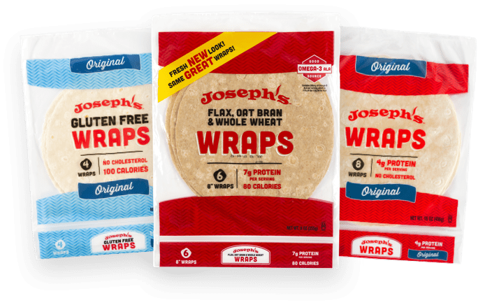 Group photo of Josephs's wraps.